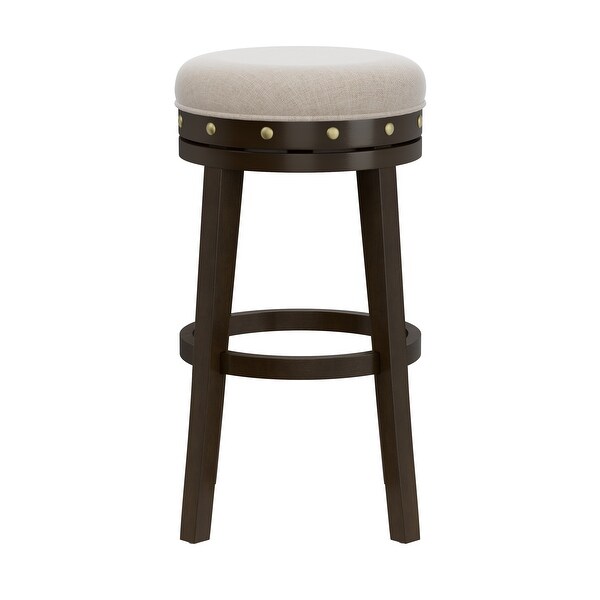 HIllsdale Furniture Benard Backless Bar Stool， Smoke Brown