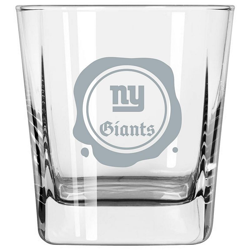 New York Giants 14oz. Frost Stamp Old Fashioned Glass