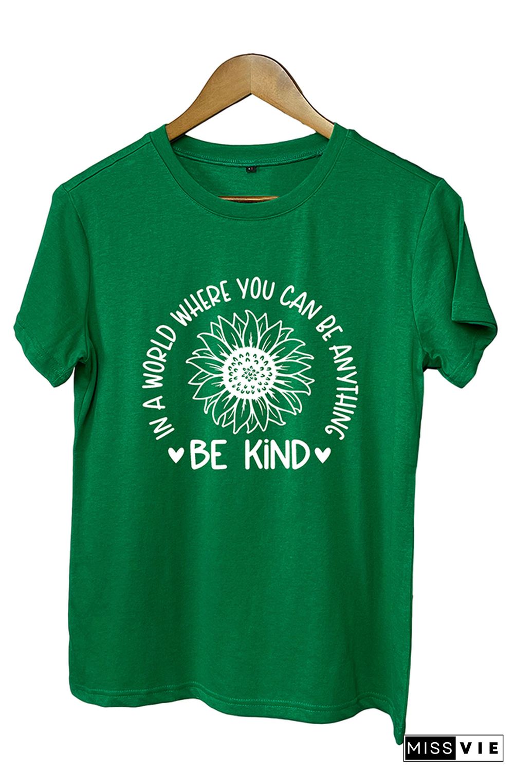 In A World Where You Can BE Anything Be Kind Graphic Tee Wholesale