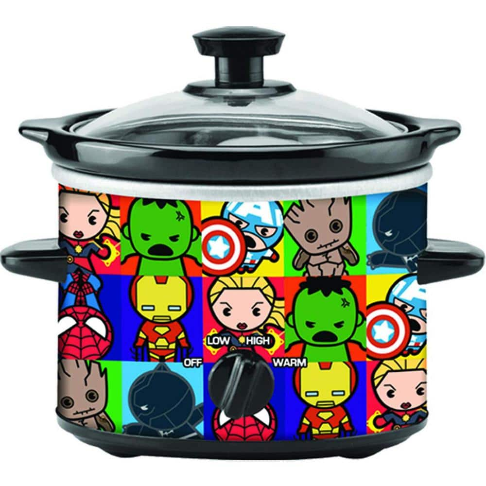 Uncanny Brands 2 qt. Marvel's Avengers Kawaii Multicolor Slow Cooker SC2-MVC-KAW