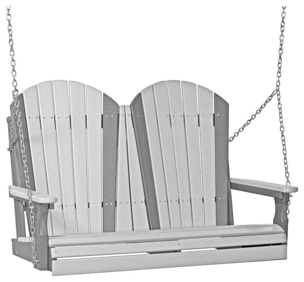 Poly Adirondack Porch Swing   Transitional   Porch Swings   by Furniture Barn USA  Houzz