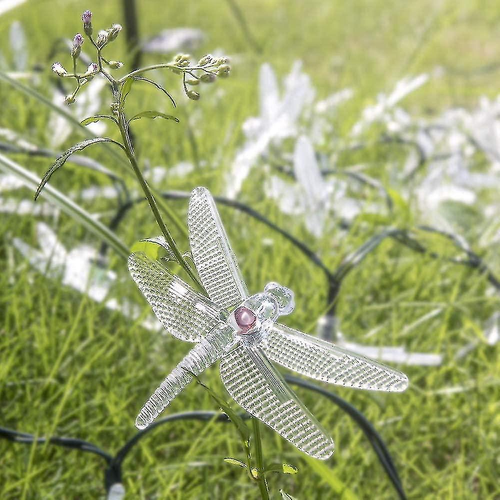 30 Dragonfly String Lights Solar Fence Lights Outdoor Decorative Lights Garden Yard Dragonfly Light