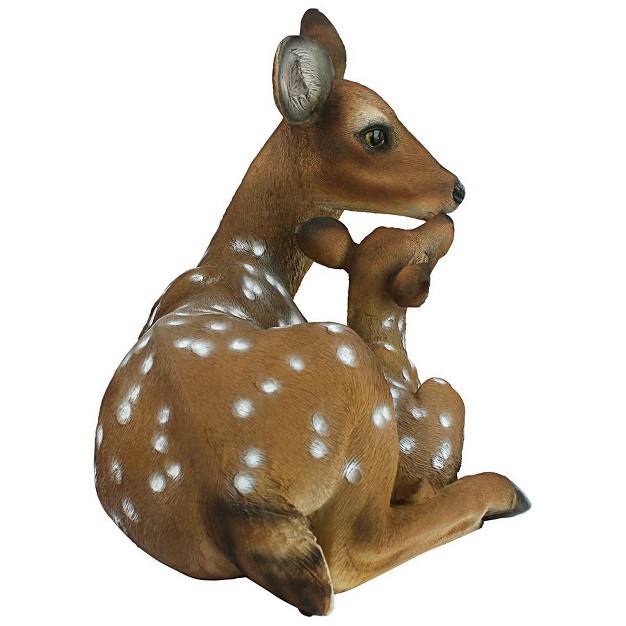 Design Toscano Mother x27 s Love Doe And Fawn Sculpture Multicolored