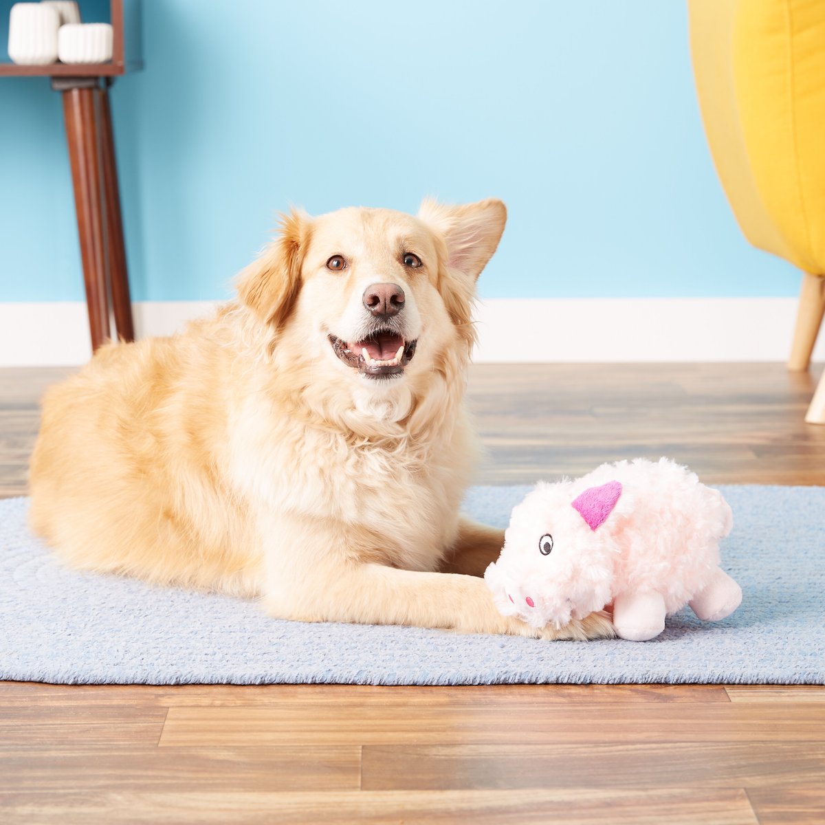 KONG Barnyard Cruncheez Pig Dog Toy