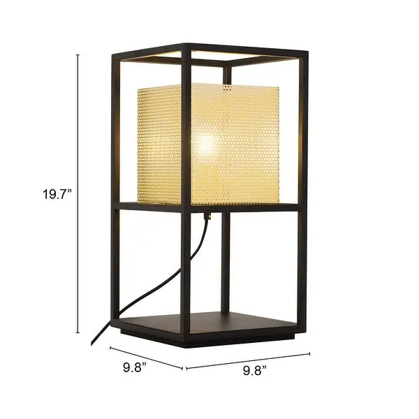 Yves Table Lamp Gold and Black - 9.8