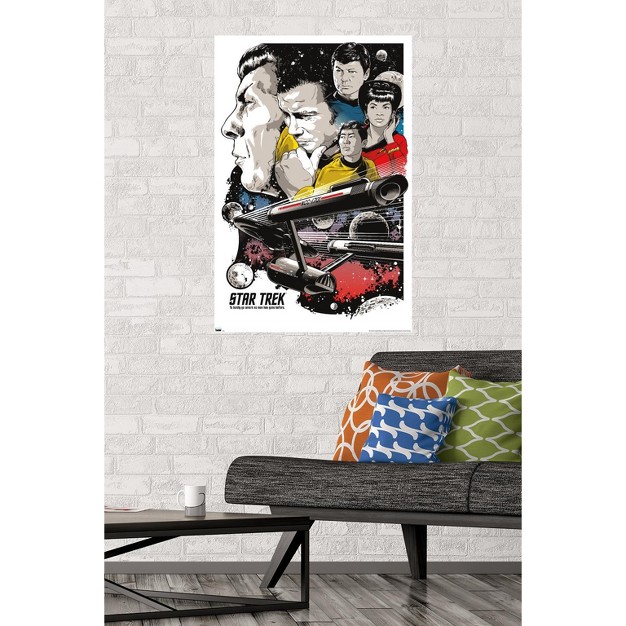 Trends International Star Trek Universe Joshua Budich Illustration Unframed Wall Poster Prints