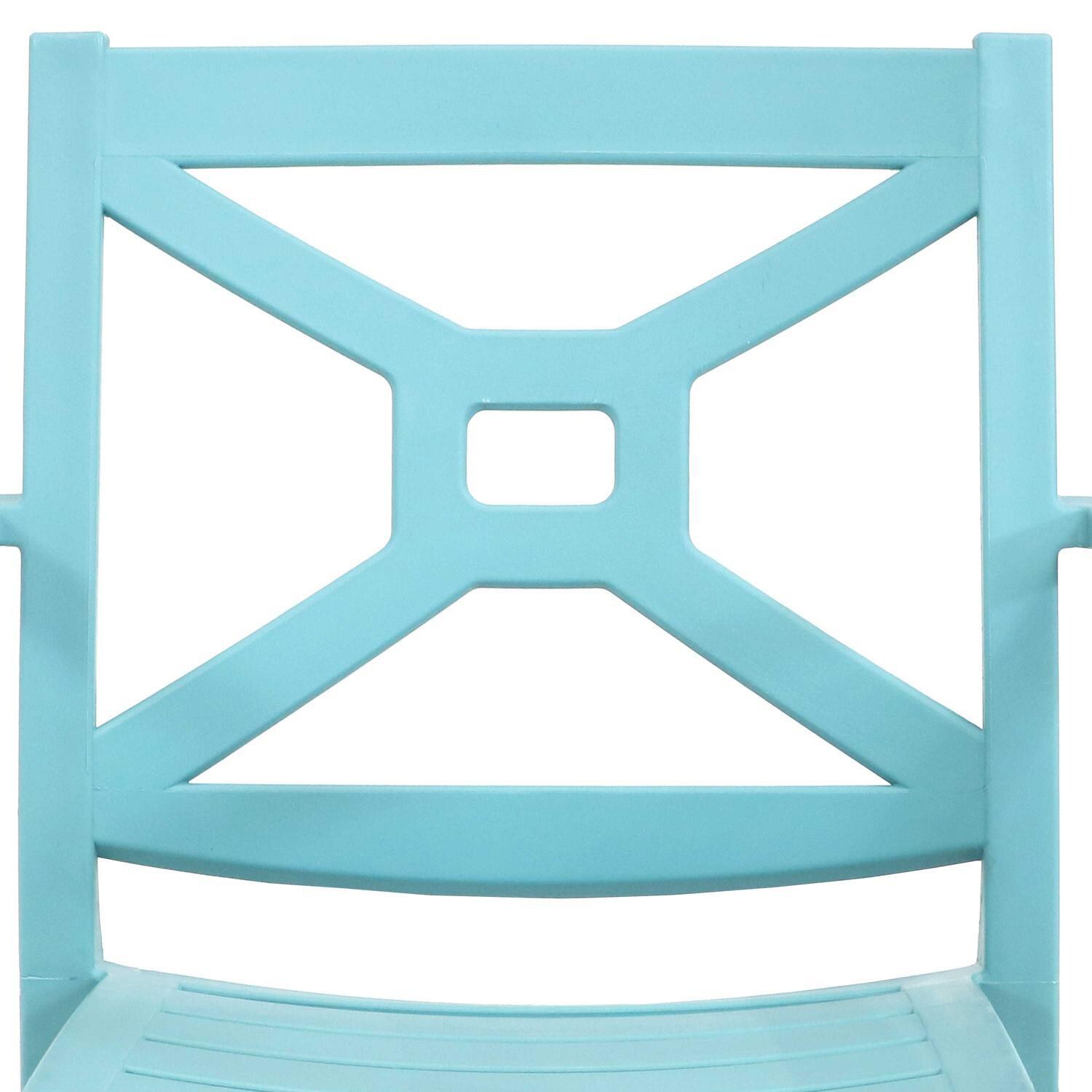 Ultimate Patio Plastic Outdoor Arm Chair