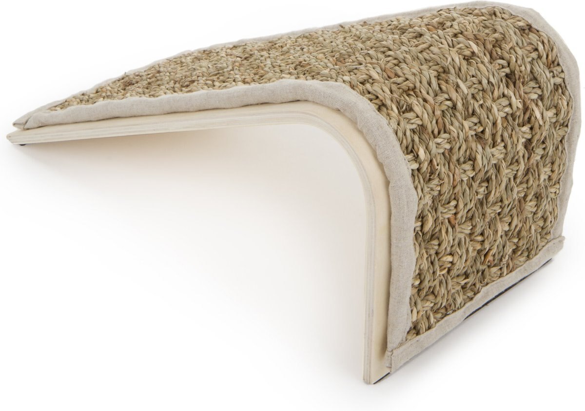 Petlinks Sea Ramp Seagrass Cat Scratcher Toy with Catnip