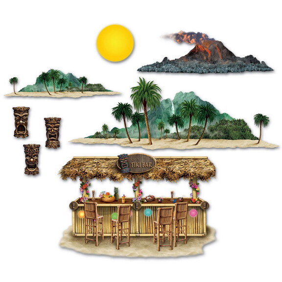 Beistle 52002 Tiki Bar   Island Props  insta theme...