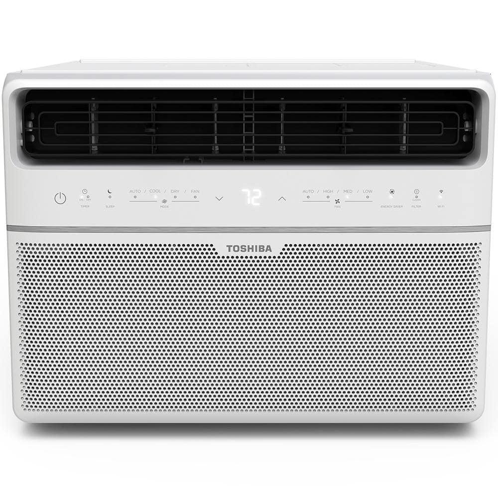 Toshiba 12000 BTU 115Volt Smart WiFi Touch Control Window Air Conditioner with Remote and ENERGY STAR in White