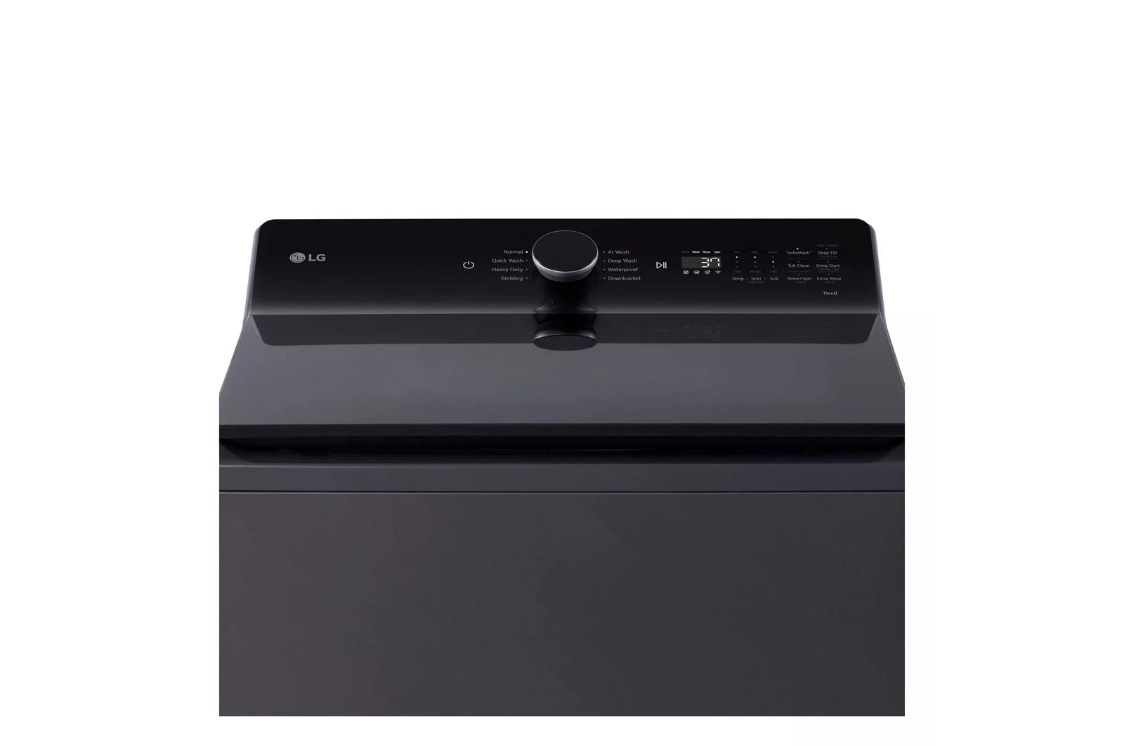 Lg WT8405CB 5.3 Cu. Ft. Mega Capacity Smart Top Load Washer With 4-Way® Agitator, Easyunload™ & Ai Sensing