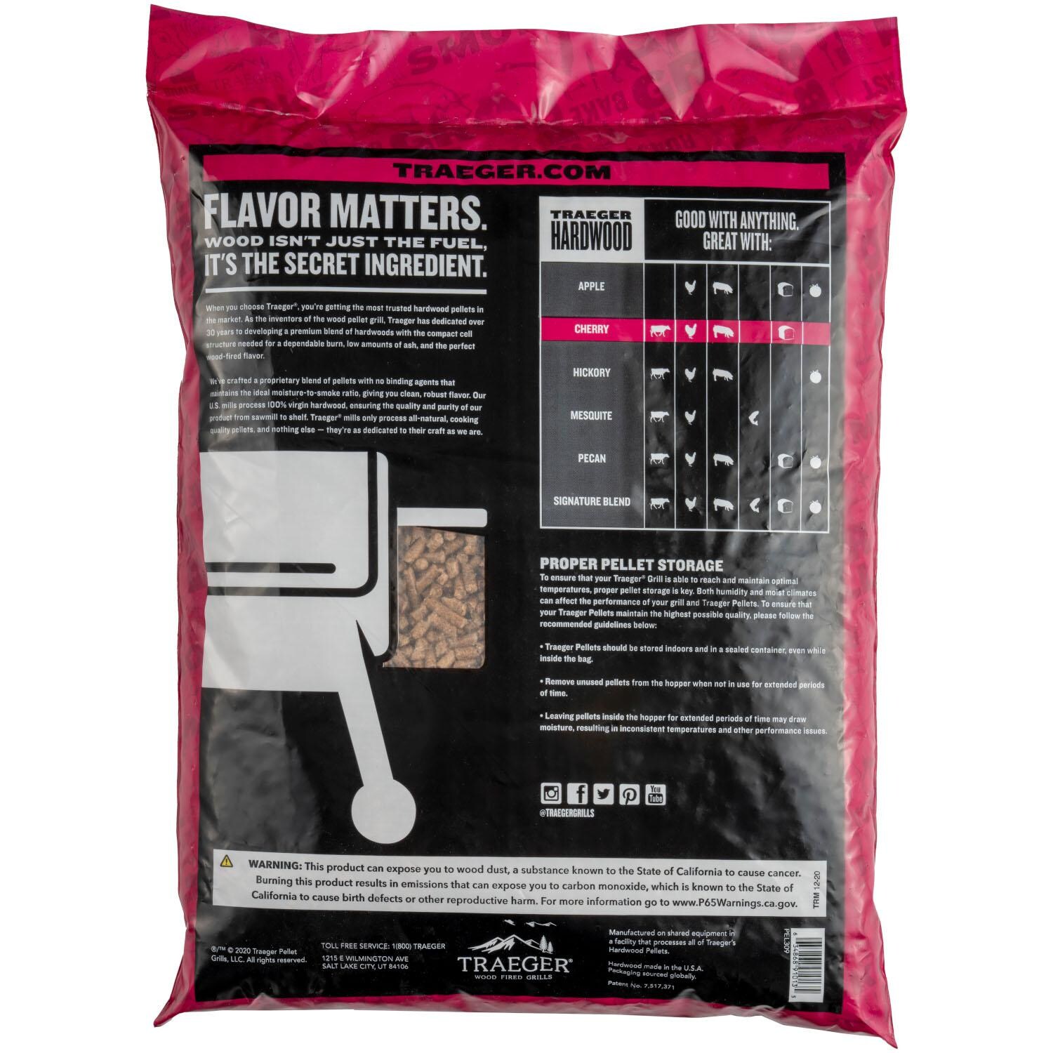 Traeger 20 Lb. Natural Hardwood Pellets