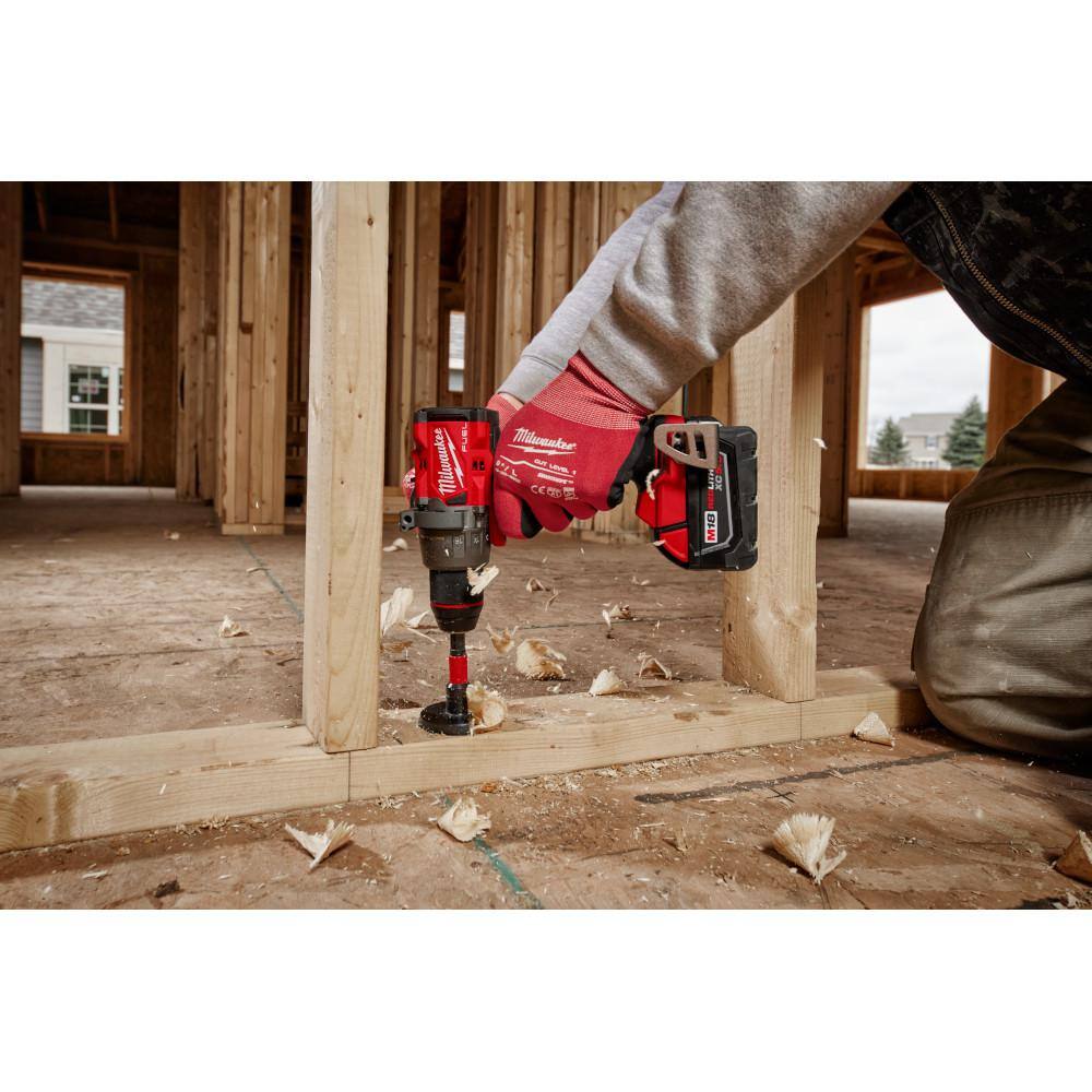 MW M18 FUEL 18-V Lithium-Ion Brushless Cordless 12 in. DrillDriver Kit with 6-12 in. Circular Saw 2903-22-2630-20