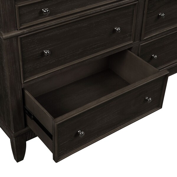 52L Hazel 6-Drawer Solid Wood Storage Cabinet Dresser - - 37176335