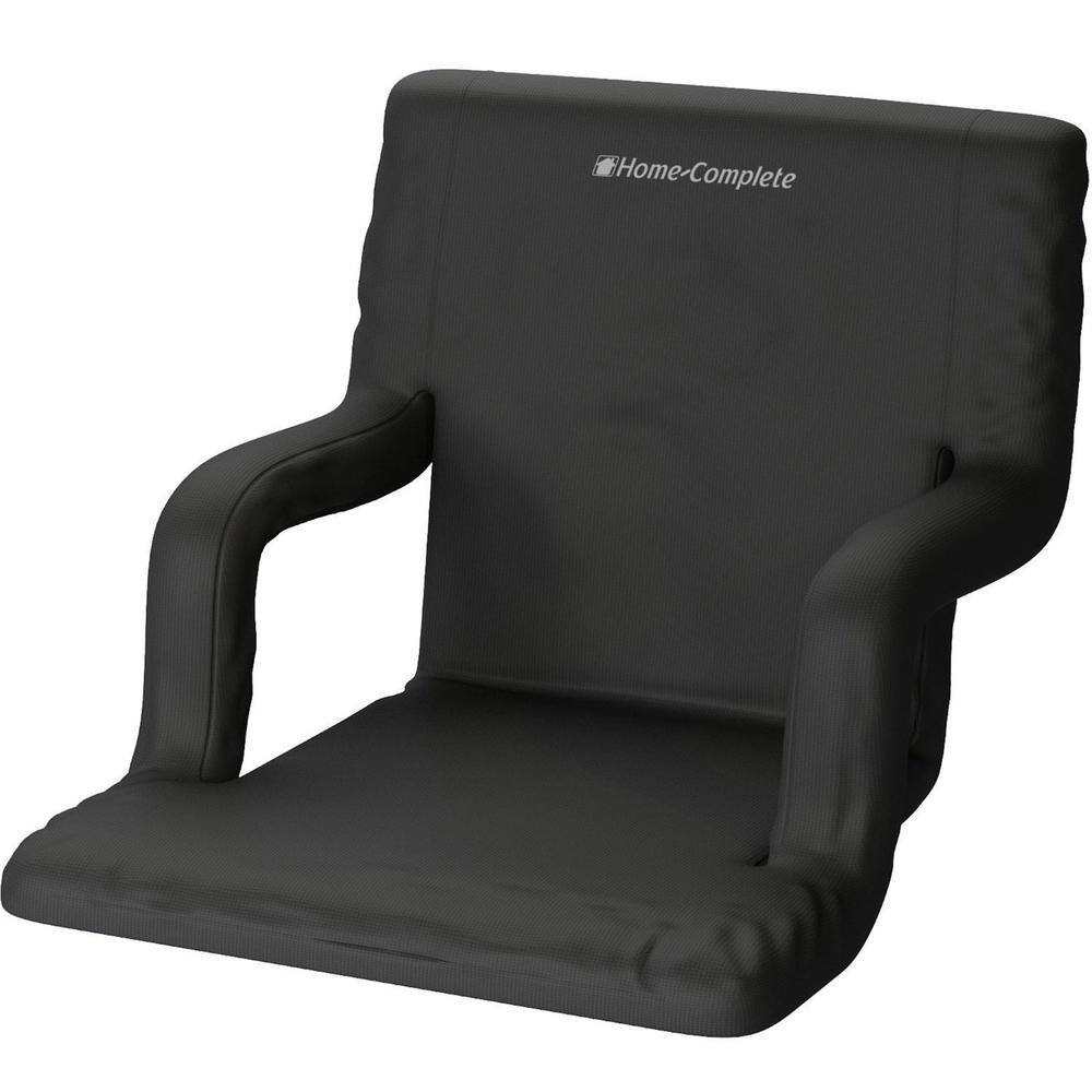 Home-Complete Black Wide Stadium Seat Chair HW4500004