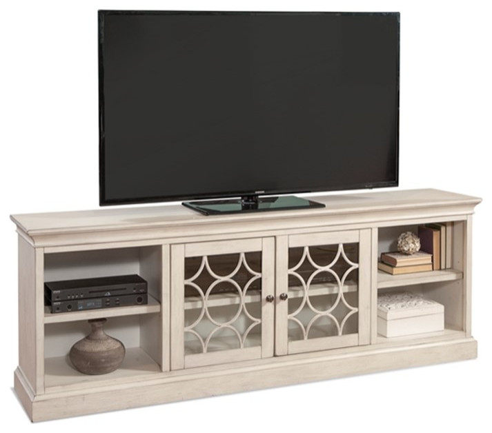 Martin Furniture Felicity 80 quotWood Console in Gray   Transitional   Entertainment Centers And Tv Stands   by Homesquare  Houzz