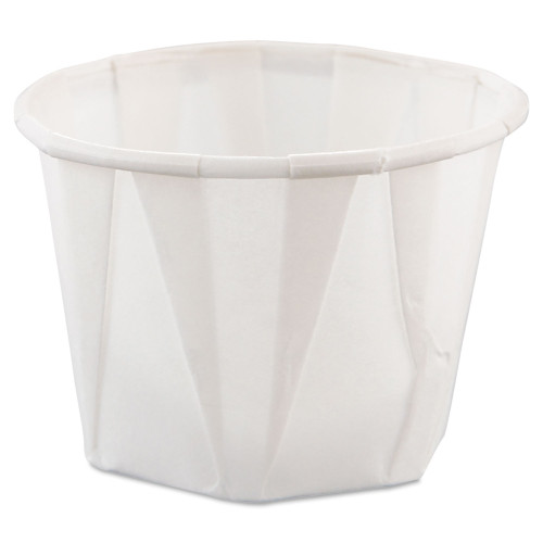 Dart Paper Portion Cups， 1oz， White， 250/Bag， 20 Bags/Carton (100)