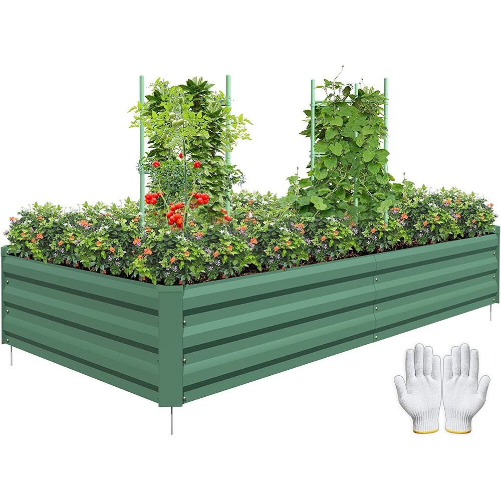 raised garden beds for vegetables flowers herbs