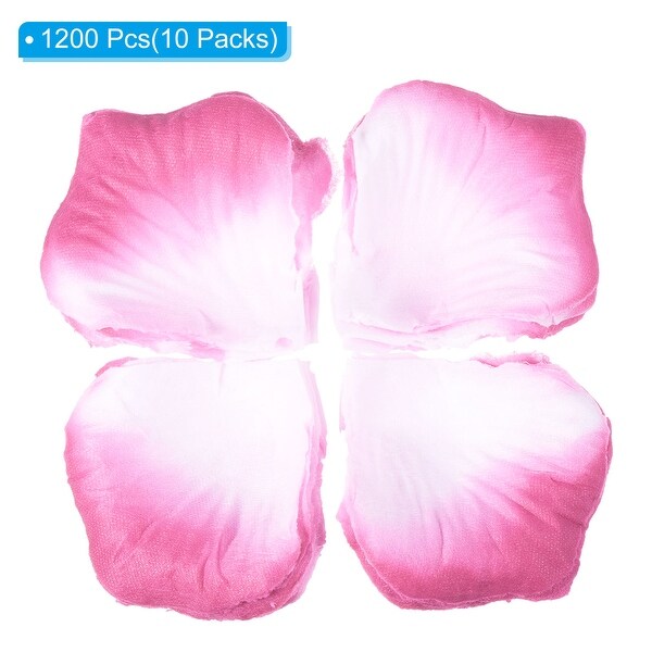 1200Pcs Artificial Rose Petals Silk Flower Decor for Wedding Party