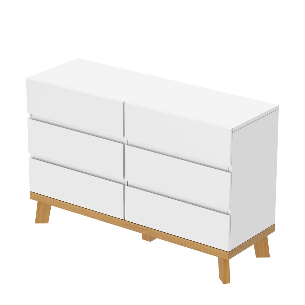 6 Drawers MDF Storage Cabinet