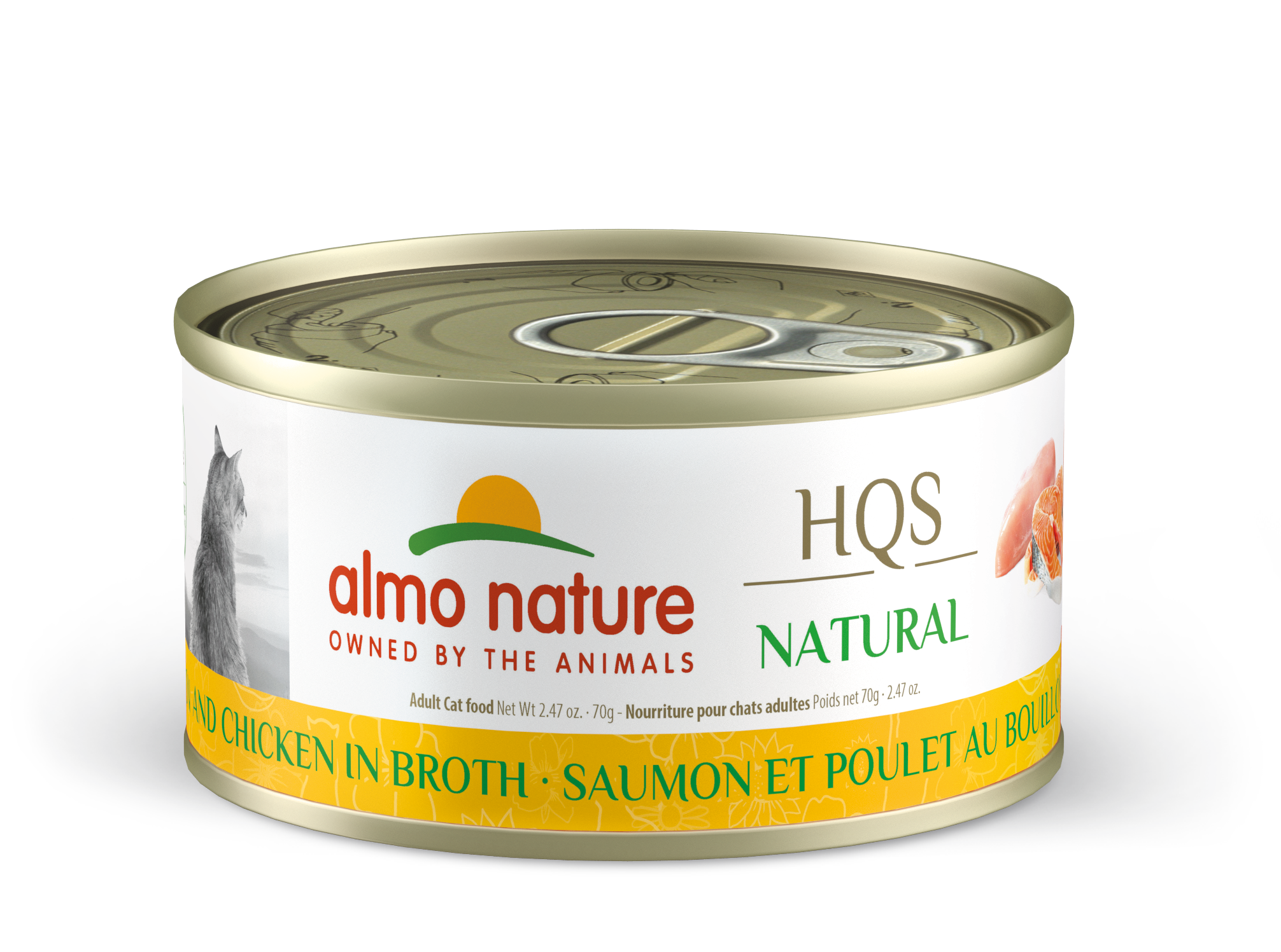 Almo Nature Natural Salmon  Chicken Canned Cat Food