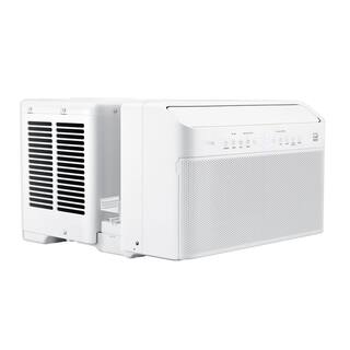 Midea 10000 BTU U-Shaped Inverter Window Air Conditioner WiFi 9X Quieter ENERGY STAR Most Efficient Over 35% Savings White MAW10V1QWT