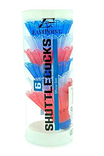 EastPoint Sports Official Size Badminton Shuttlecocks, 6-Pack