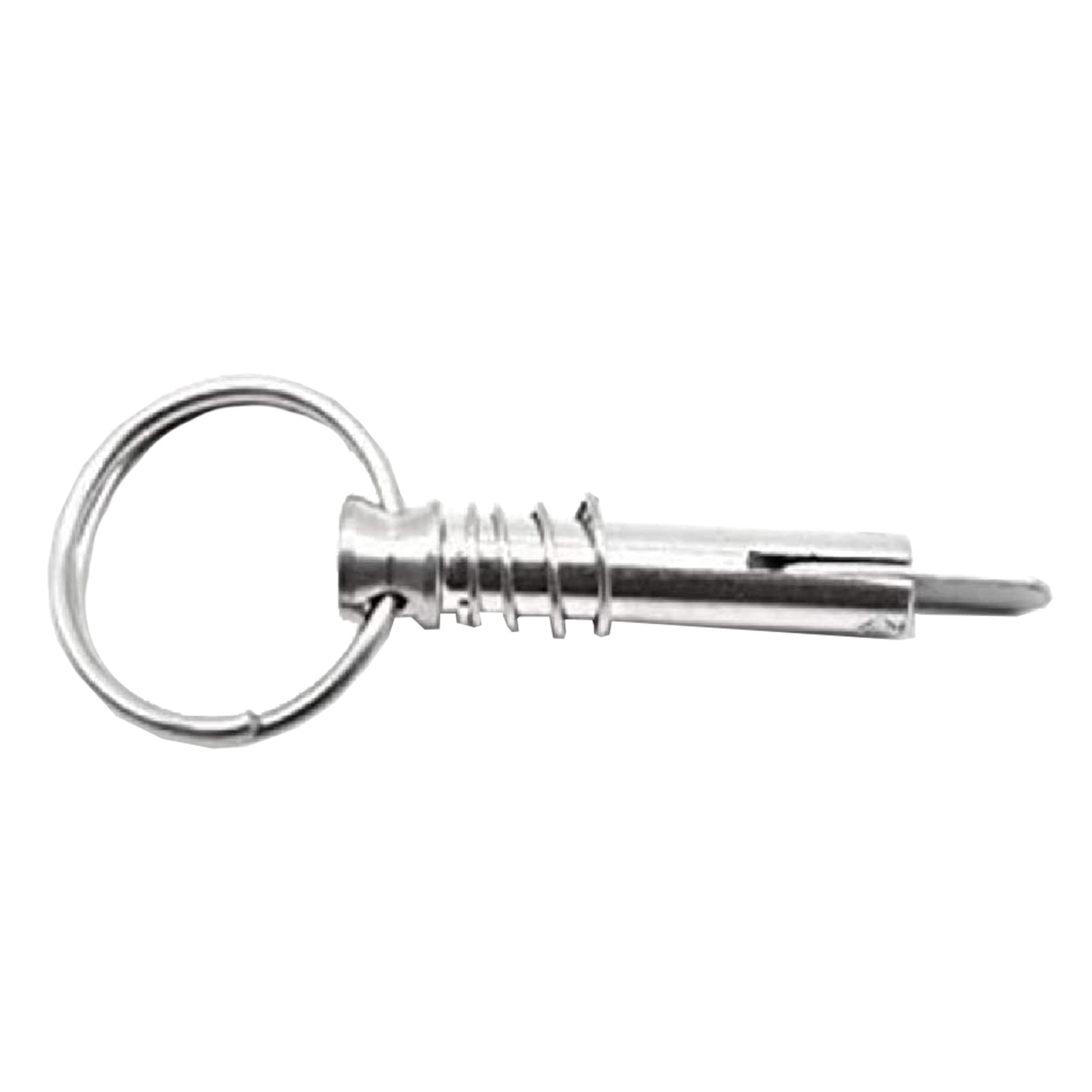 MARINE CITY 316 Stainless Steel Quick Release Pins with Drop Cam and Spring 1/4 Inches x 1 Inch Grip for Boat Bimini Top Deck Hinge Piece 1