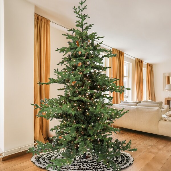 National Tree Company 9 ft. PreLit Decorator Tree，1100 Clear Lights