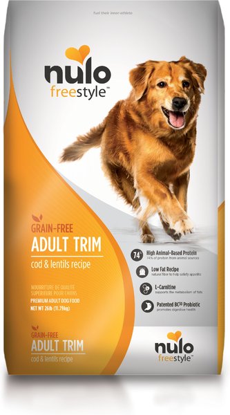 Nulo Freestyle Cod and Lentils Recipe Grain-Free Adult Trim Dry Dog Food