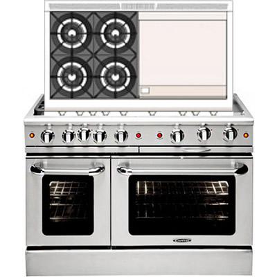 Capital 48-inch Freestanding Gas Range MCOR484GG-N