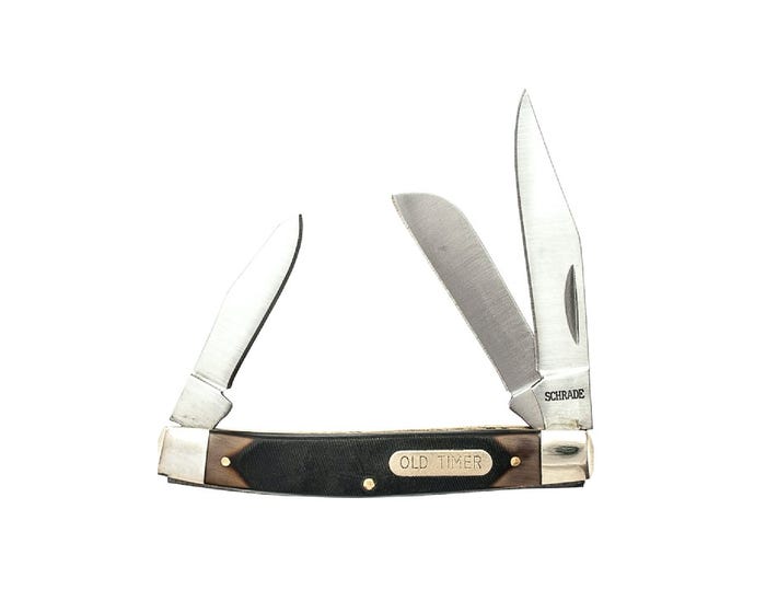 Old Timer Middleman Folding Pocket Knife - 34OTCP