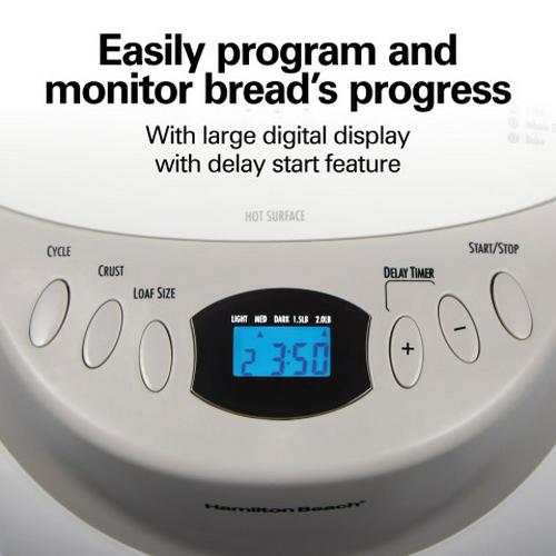 Hamilton Beach 2 lb Digital Bread Maker Model 29881  Crowdfused