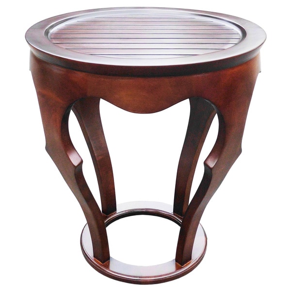 Handmade D-Art Mahogany Baronnes Curved Table (Indonesia)