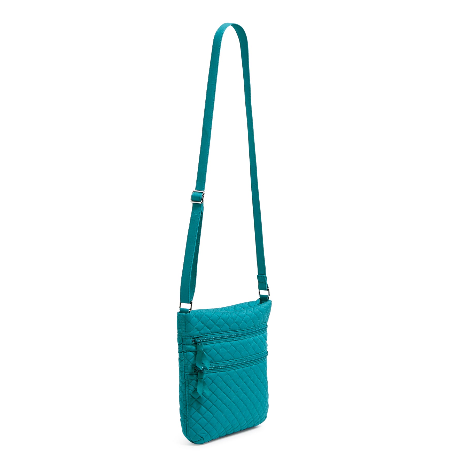 Triple Zip Hipster Crossbody Bag