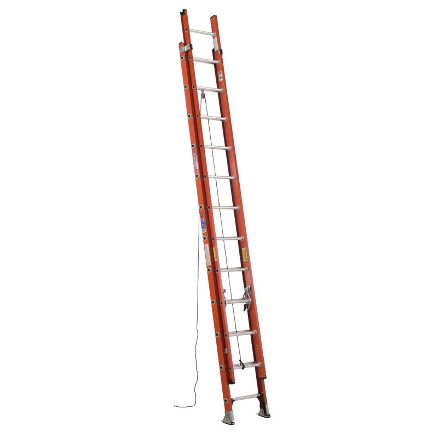 Werner 24-foot Fiberglass Extension Ladder Type IA 300 lb. capacity