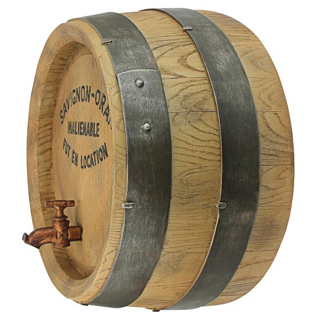 Design Toscano French Wine Barrel Wall Sculpture