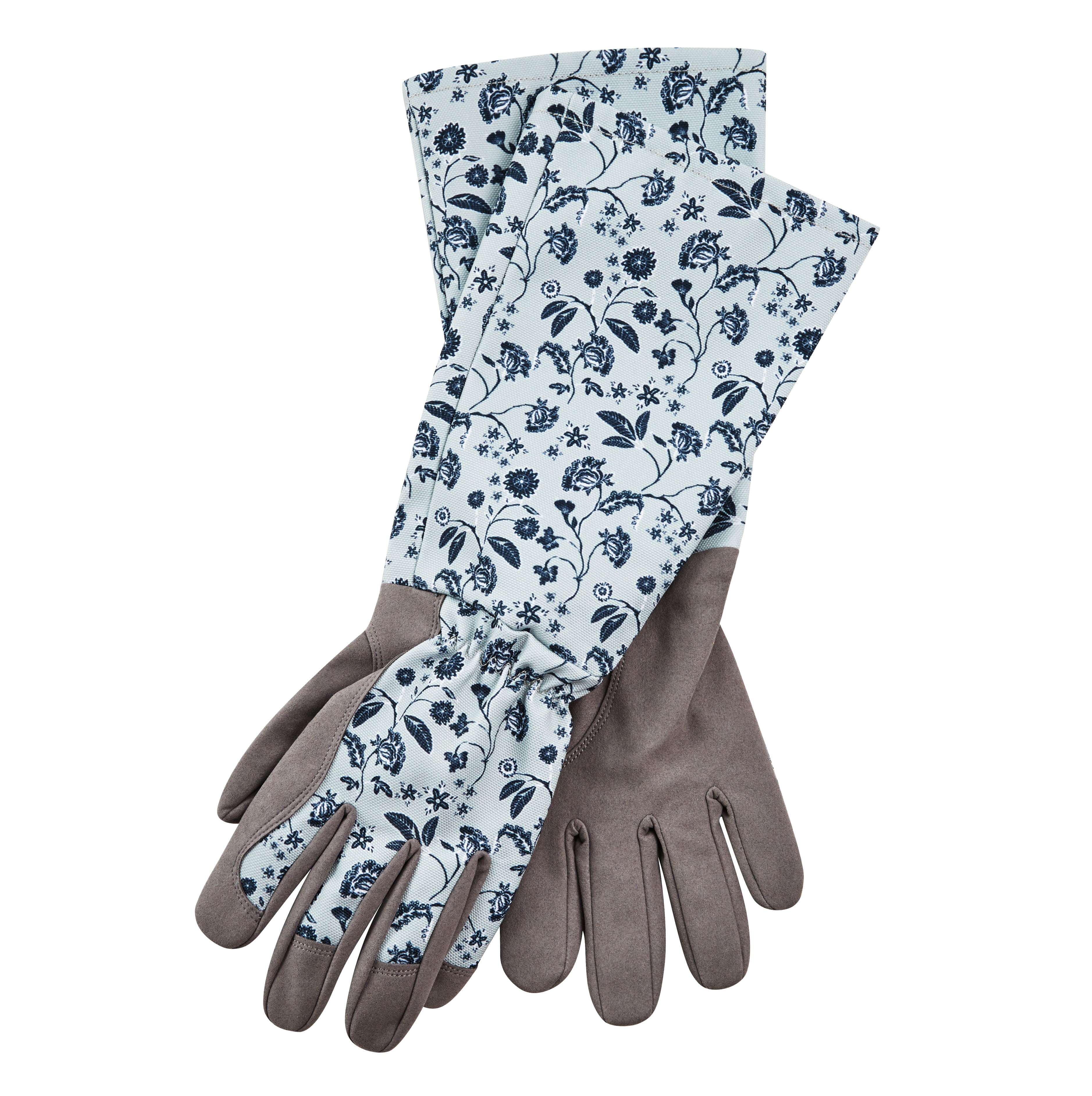 KAYGO Women Garden Gloves Large Long Forearm For Gardening, Trimming, Yard, Gray