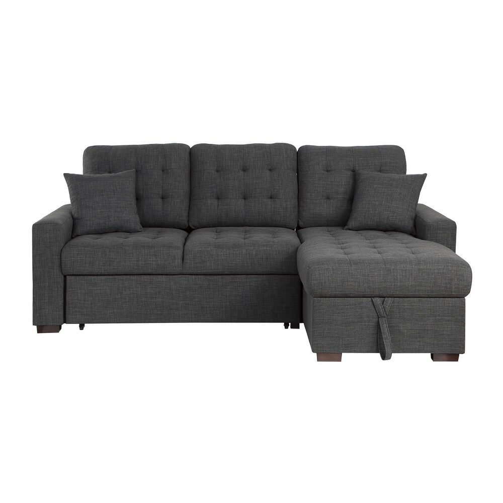 Miles 2 Piece Sectional Sofa Sleeper with Right Chaise