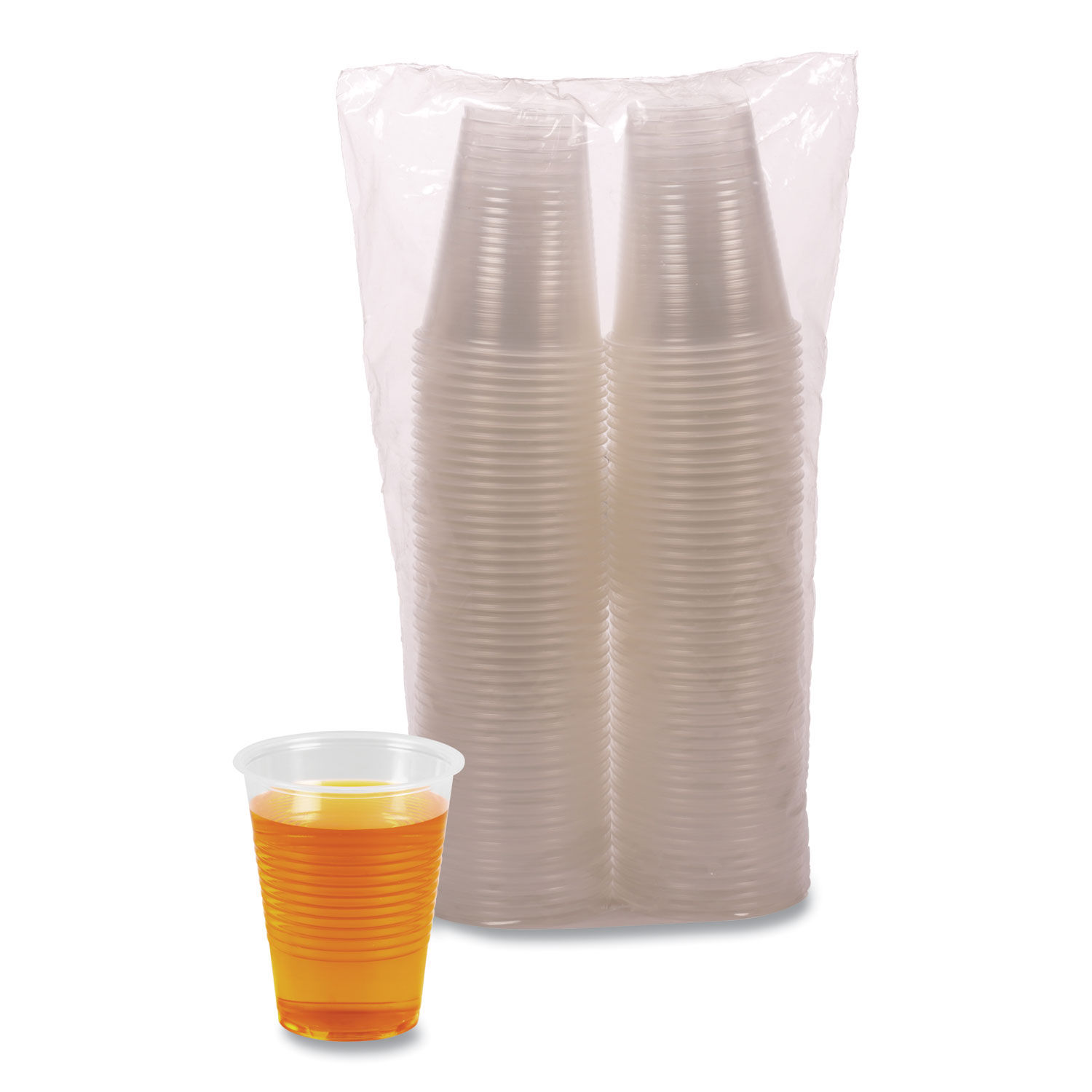 Translucent Plastic Cold Cups by Boardwalkandreg; BWKTRANSCUP10CT