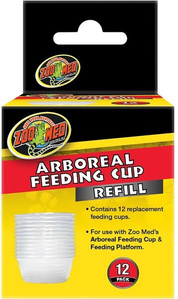 Zoo Med Arboreal Feeding Cup Refill， 12 count