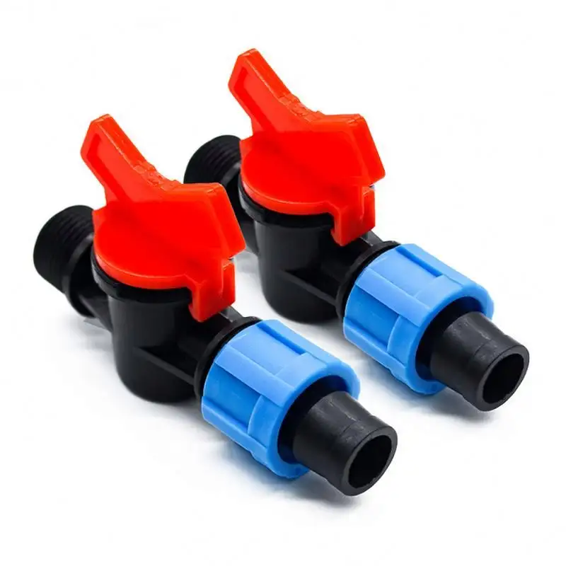 Irrigation Pipe Valve  Water Pressure Regulators Valve Drip Irrigation System Irrigation Pipe Lock Nut Fittings/