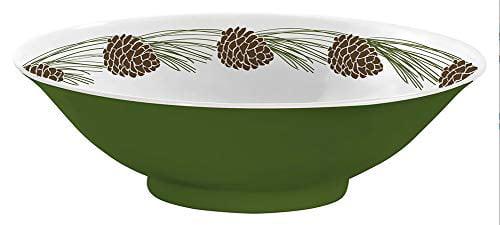 Merritt - Melamine Round Salad Bowl - Chickadee and