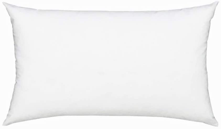 Fennco Styles Polyester Fiber White Pillow Insert - Made in USA (14