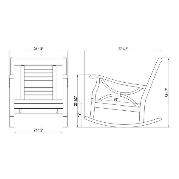 Cambridge Casual Lowell 3Piece Teak Patio Chat Set