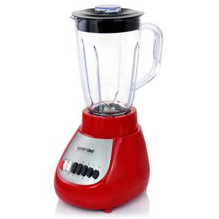 Better Chef 50 oz. 10-Speed Red 350-Watt Blender with Plastic Jar 985115665M