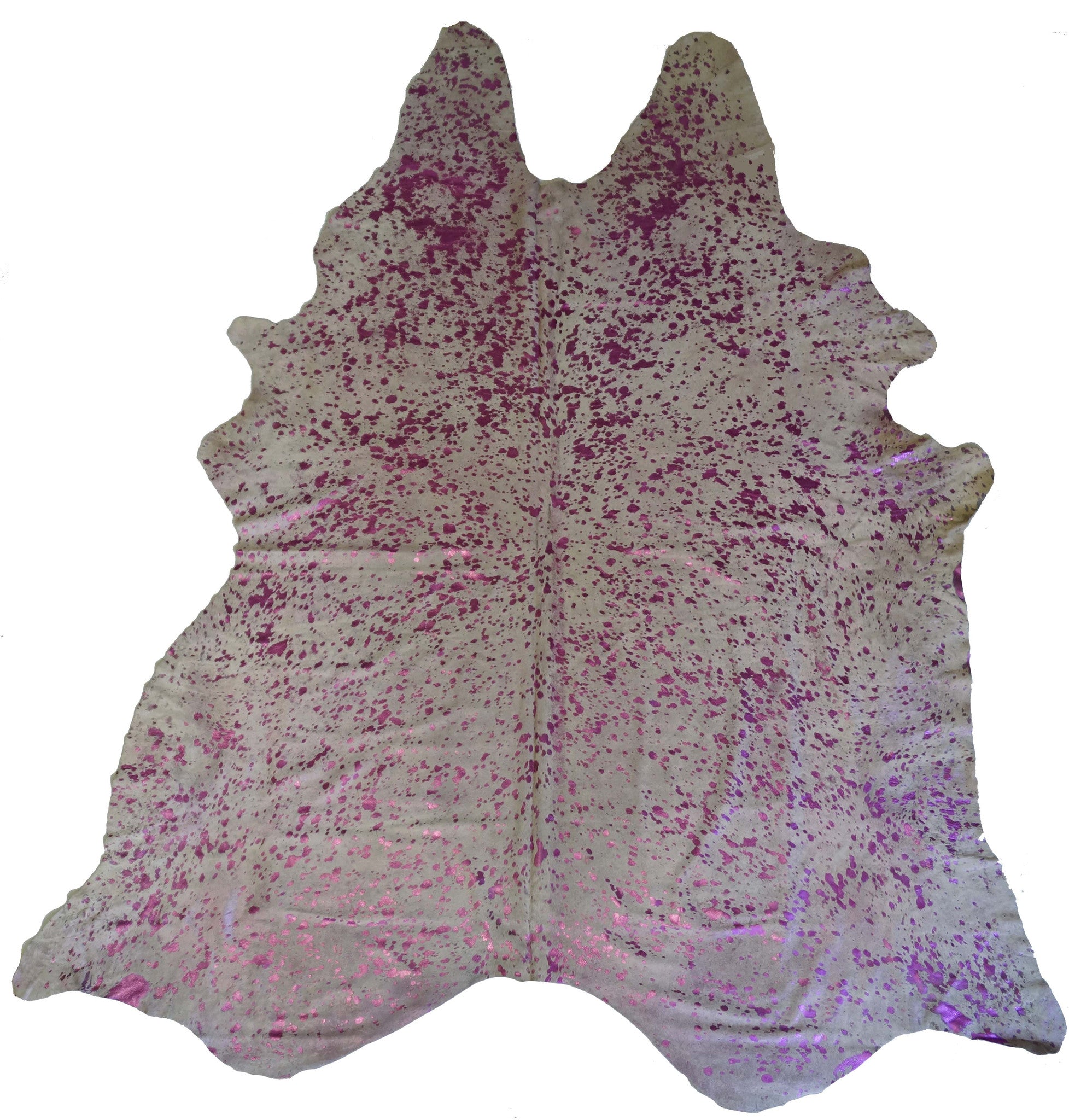 Metallic Pink Cowhide Rug design by BD Hides