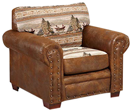 American Furniture Alpine Lodge Accent Chair   Rustic   Armchairs And Accent Chairs   by American Furniture Classics  Houzz