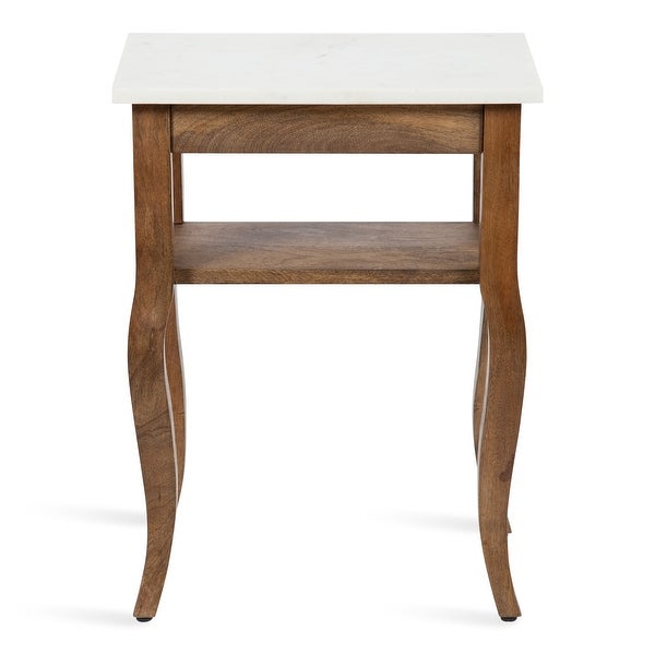 Kate and Laurel Lillian Wood Side Table - 18x12x24