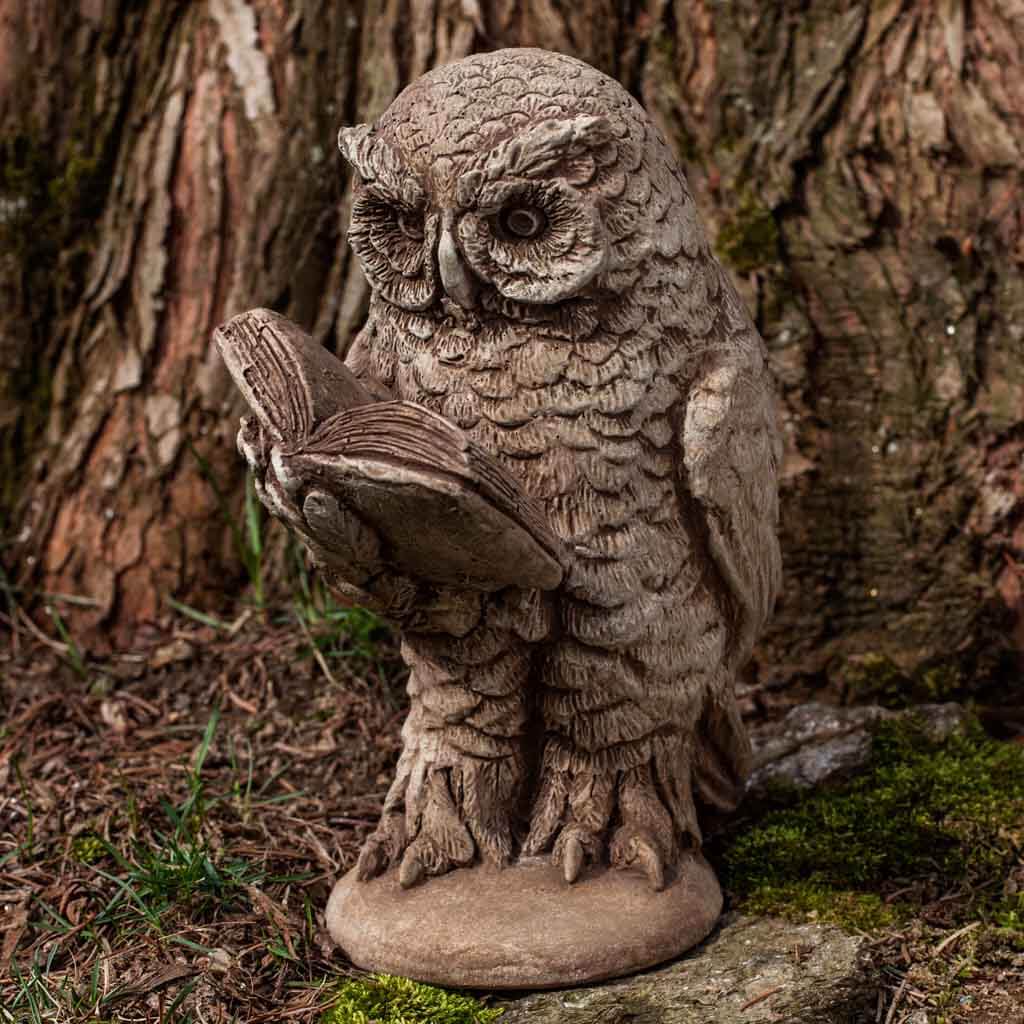 Campania International Scholarly Owl Statue